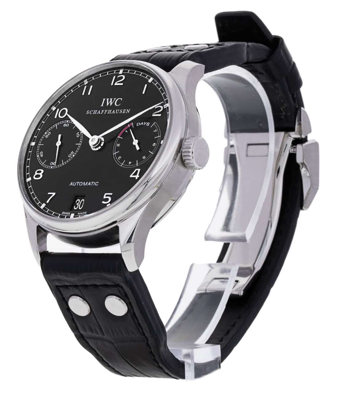 IWC Portugieser Automatic Black Arabic Dial